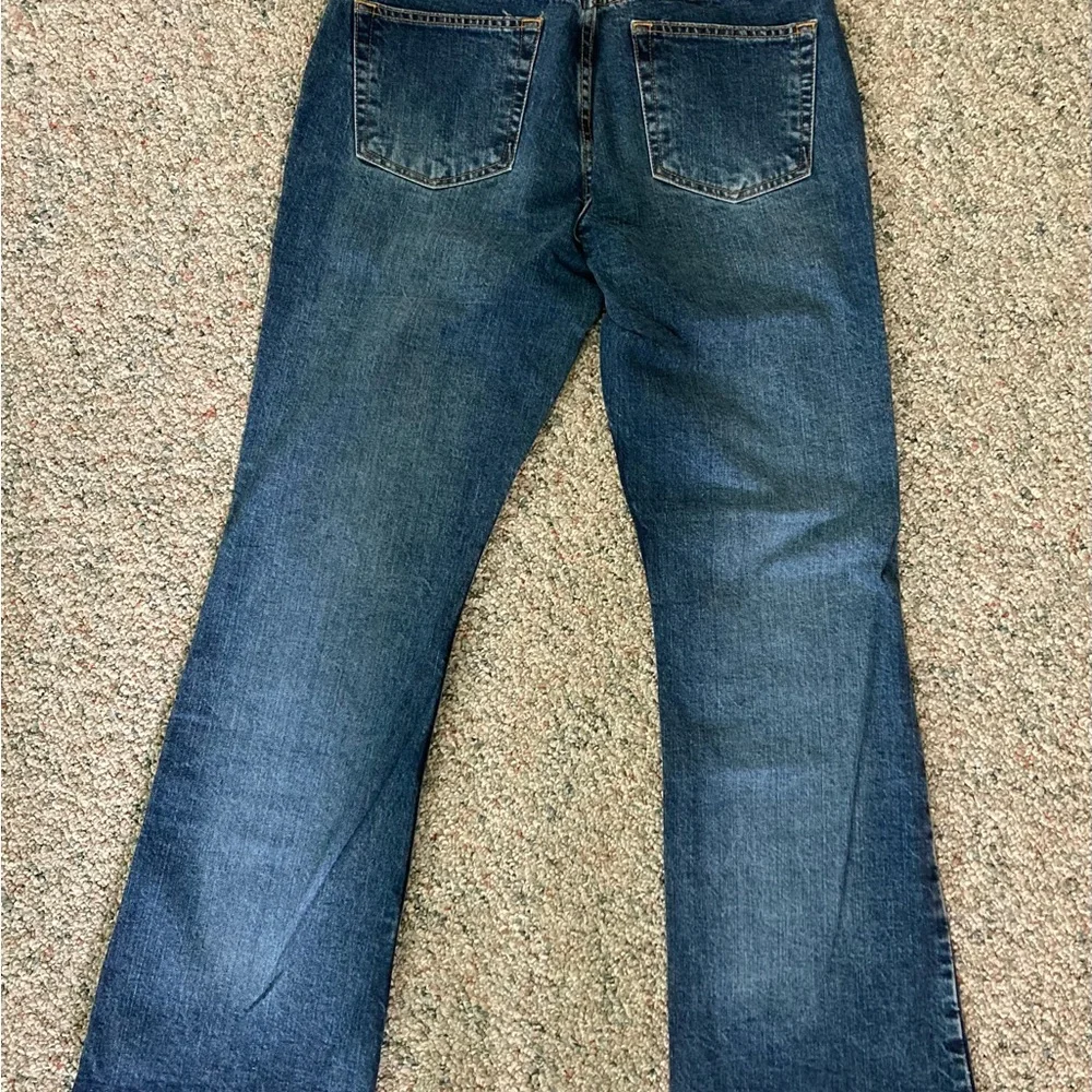 OLD NAVY Jeans Women’s Boot Cut Just Below Waist Stretch Dark Wash 8 Short - Picture 8 of 10